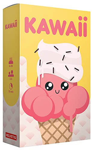 Helvetiq | Kawaii | Card Game | Ages 6+ | 3-5 Players | 15 Minutes Playing Time
