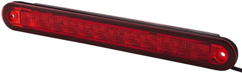 HELLA 2DA 959 071-787 Auxiliary Stop Light - LED - 24V - Fitting - Lens Colour: Red - LED colour: Red - Cable: 2500mm - Plug: open cable ends - Rear
