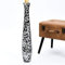 Leewadee Grand Vase A Poser Au Sol pour Branches Décoratives De Pampa, Vase en Bois De Manguier, 70 cm, Noir Argentin