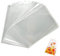 VOARGE 200 Cellophantüten klar 7 x 10 cm Zellophantüten Tütchen transparent, klein Flachbeutel transparent Beutel Plätzchen Gebäck Tüten Süßigkeiten Geschenk Verpackung für Schoolade Lutscher