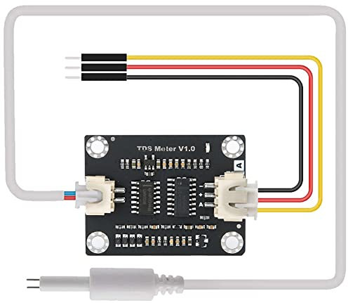 TDS Meter Probe Water Quality Monitoring Sensor Module,Analog TDS Sensor with 2 Probes,Can be Used for Water Quality Testing in The Field of Domestic Water and Hydroponics