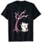 Chat Kawaii Fleur de Cerisier Japonais Anime Sakura Chaton T-Shirt