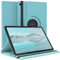 EAZY CASE - Tablet Hülle für Samsung Galaxy Tab S6 Lite Schutzhülle 10.4 Zoll Smart Cover Tablet Case Rotationcase zum Aufstellen Klapphülle 360° drehbar mit Standfunktion Tasche Kunstleder Blau