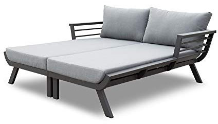 Doppelliege Delia Liege Garten Relaxliege Sonneninsel Sonnenliege Sessel Outdoor