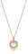 JETTE Damen-Kette 925er Silber 39 Zirkonia One Size, Roségold 32018216