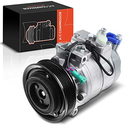 Frankberg Compressore dell'aria condizionata con frizione Benzina Compatibile con 3B2 Variante 3B5 A6 Avant 4B5 Superb I 3U4 Replace# 4B0260805B, compreso l'olio preconfezionato