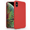 N NEWTOP Cover Compatibile per Apple iPhone XS MAX, Custodia TPU SOFT Gel Silicone Ultra Slim Sottile Flessibile Case Posteriore Protettiva (Rosso No Logo)