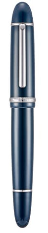 erofa Jinhao X159 Füllfederhalter, extra feine Spitze, Blau mit silberfarbenem Clip, Acryl, große Größe