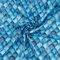 FINGERINSPIRE Stoff Meerjungfrauenschuppen Baumwollstoff 100x145cm Tiefseeblauer Polyesterstoff Mit Meerjungfrauen Bedrucktes Fischschuppenmuster, Stoff Für T Shirt Kleid Nähen Handwerk Tischdecke