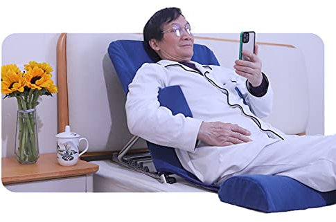 Joyfitness Bett- und Rückenstütze, Einstellbare Bettrückenlehnen,Verstellbare Rückenlehne Bett, 6-Positionen Verstellbar,Sitzhilfe für Senioren Bett