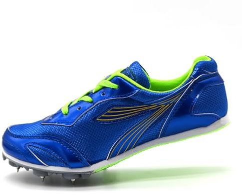 Zapatos con clavos para atletismo,Zapatos con Clavos Campo,Zapatillas de correr con clavos,Unisex Spikes Atletismo para Pista,Transpirable Antideslizante,Para Running,salto largo,Training