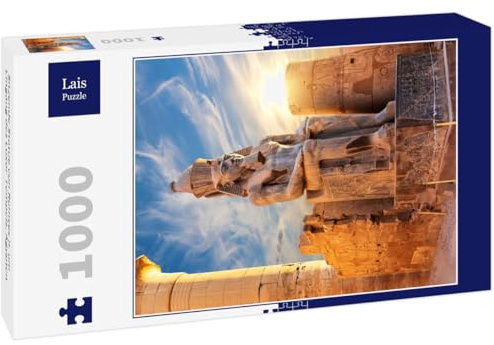Lais Puzzle Sitzende Statue von Ramses II. am Eingang des Luxor-Tempels, Ägypten 1000 Teile