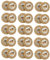 Cosmin Lot de 30 décapsuleurs ronds en bambou pour réfrigérateur, décoration de bar, décapsuleur de bière