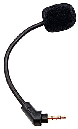 Aurgiarme Ersatz-Mikrofon für Flight/Flight S, Geräuschunterdrückung, Gaming-Headsets, 3,5 mm, abnehmbares Mikrofon, abnehmbares Mikrofon für Headset