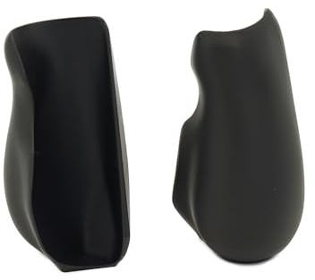 Modifizierter Griff für Rog Ally, 1Paar Ergonomische Griffe Spielkonsolen Griff Zubehör für Rog Ally (schwarz)