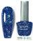 Blue Glitter Nail Polish, Royal Blue Navy Blue Nail Varnish, Shimmer Sparkly Metallic Nail Glitter, Quick Dry Long Lasting Holographic No UV Needed Nail Varnish, Nail Art Manicure for Women