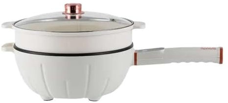 Frilla Pentola elettrica, Padella in Ceramica Antiaderente Aggiornata 41 × 28 × 15 cm, Padella universale, Multifunzione Padella Elettrica 4L - PANMAX