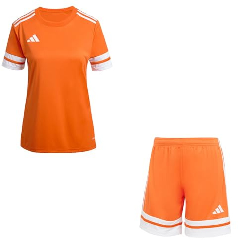 adidas Damen Set Trikot + Hose Squadra 25 Team Orange/White XL