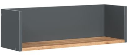Vicco Wandregal Viktor, Anthrazit/Goldkraft Eiche, 67.8 x 20 cm