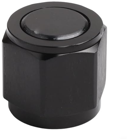 Startbuymore AN4 AN6 AN8 AN10 AN12 Aluminium Flare Cap Fitting für temporäre oder dauerhafte Abdichtung in Kraftstoffhydraulik und pneumatischen Leitungen (AN10)