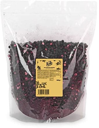 KoRo - Gefriergetrocknete Wildheidelbeeren 500 g - Voller Geschmack schonend Getrocknet