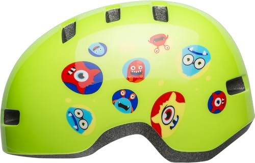 BELL Unisex Jugend Lil Ripper Fahrradhelme, Green Monsters, Einheitsgröße