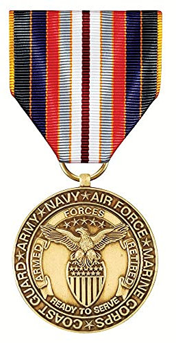 MEDALS OF AMERICA EST. 1976 Armed Forces Gedenkmedaille im Ruhestand, Bronze, Einheitsgröße