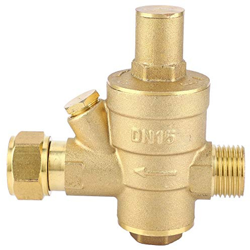 Valvola di riduzione della pressione, DN15 1/2 Valvole di riduzione della pressione dell'acqua in ottone Valvola di regolazione della pressione di controllo dell'acqua per depuratore d'acqua