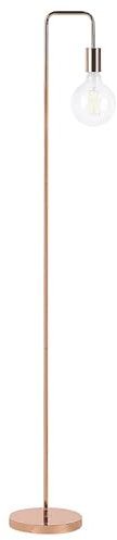 Beliani Stehlampe im modernen Stil Metall kupfer Savena