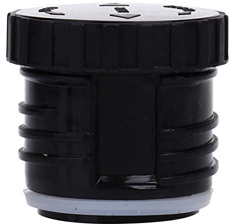 IEFIEL Tapa de Frasco de Vacío de 4.5 cm Tapa de Termo Cubierta de Termo Tapón de Botella Accesorios Cubierta para Taza de Vacío Accesorio de Taza de Viaje Universal Portátil Negro B One Size