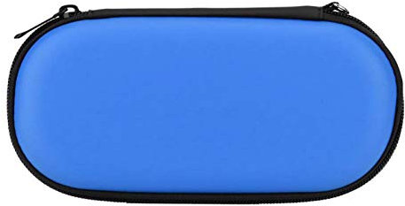 Tragetasche für PS Vita 1000, PSV 2000, 3000, Schutzhülle für Ladegerät, Kabel, Kopfhörer Usw., Wasserdicht und Stoßfest(Blau)