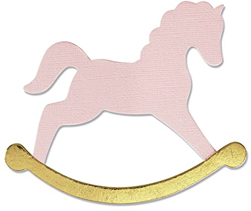 Sizzix Bigz Stanzschablone - Schaukelpferd von Olivia Rose, 665349