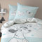 CTI Disney Les 101 DALMATIENS Parure de Lit Enfant 140x200 cm | 100% Coton | Oeko-TEX | Housse de Couette Enfant 1 Personne 140x200 cm + 1 Taie d'oreiller 63x63 cm Imprimées Réversibles | Bleu, Blanc