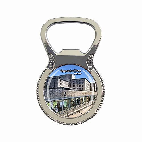 Deutschland 3D Topographie des Terrors Berlin Bier Flaschenöffner Kühlschrank Magnet Metall Glas Kristall Reise Souvenir Geschenk Heimdekoration