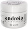 Andreia Professional Nail Art Design Gel Paint Pots - Highly Pigmented, Intense Colour - No Flow, High Viscosity UV Gel Paint for DIY Manicure - Vegan - 4g - 01 White