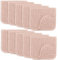 Comfy Cubs Muslin spucktücher 6 Satz große 100% Baumwolle Hand waschlappen 6 Schichten extra saugfähig und weich (Erröten, 10er-Pack)