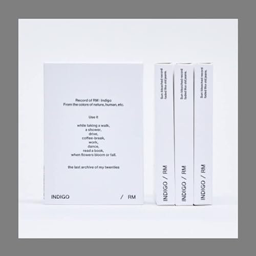 BTS RM Indigo 1st Solo Album Contents+Book+Postcard+Photocard+Fabric card+Instatnt photo/Lyric book+Guide+Tracking (Postcard Edition(Weverse Platform))