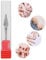Nail Drill Bit Carbide Nail Drill Bits File Tungsten Steel Nail Art Manicure Drill Bits Nail Drill Bits Electric Pedicure Manicure Grinding Headblue (red label)