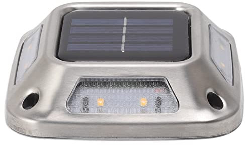 Solar Bodenleuchte Wandleuchte Wasserdichte Stehleuchte 8 LEDs Warmes Licht Solar Gartenleuchte Wand Dekoleuchte Außenhöfe Auffahrt Markierungsleuchte Landschaftsleuchte