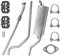 Schalldämpferset Auspuffanlage Auspuff für Fiat Grande Punto 1 I 1.4