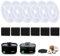 SIBAYS 6 Pack 7 Dog Water Fountain Filters, Pet Water Fountain Replacement Filters for 9.5L/2.5Gal Large Dog Water Fountain, PP Cotton and Coconut Shell Activated Carbon
