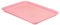 PATIKIL 12x9 Fast Food Tray, Plastic Reusable Multi-Purpose Rectangle Serving Tray for Cafeteria Restaurant Home Kitchen, Pink