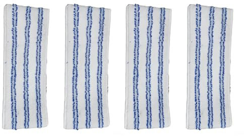 Lot de 4 serpillères en microfibre pour Polti Vaporetto Kit Vaporflexi Brush Eco Pro 3.0 Outils de nettoyage