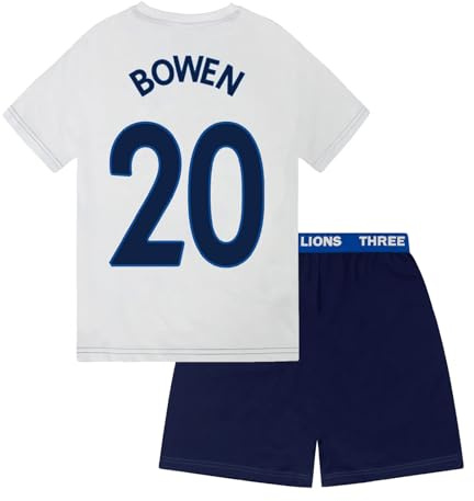 England Three Lions Boys Bowen 20 Short Pyjamas 6-7 Years