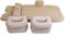 Aufblasbare Matratzenauflage für Schweres Gewicht mit Aufblasbaren Kissen für Auto, Camping, Reisen, aus Weichem, Beflocktem PVC (Beige)