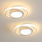 Comely 2 Stück LED Deckenleuchte für Schlafzimmer, Küche, Flur, 32 W 2350LM Deckenlampe Moderne, Runde LED Lampe Decke, Warmes Licht 3000K, Durchmesser 28cm, Weiß