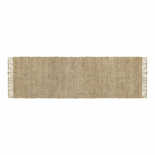 LOBERON Läufer Hermitage , braun | stilvolles Interieur, Naturreine Jute, Handgewebt, Robustes Design