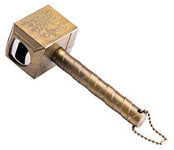 Apribottiglie, Apribottiglie, Apribottiglie for birra Martello di Thor Apribottiglie a forma di Cavatappi for vino Chiave for bevande Apriscatole for cene e feste Bar Strumento