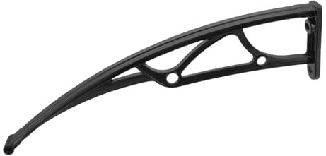 Yardwe Baldacchino tende x esterno tettoia staffe per tendalini staffe per tende da sole telo parasole per esterni supporti per tende da sole staffa per finestra della tenda da sole Black