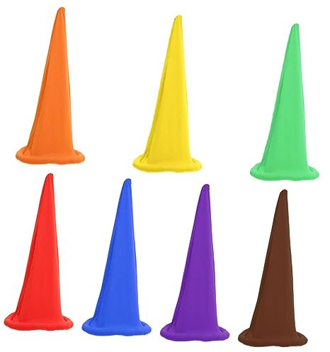 MOLUCKFU 7-teilige Weihnachtsmütze Für Zwergen-gnomenhut Party-zubehör Unisex Weich Bequem Dekorative Mütze Für Halloween Maskerade Cosplay Foto-requisiten